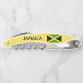 ジャマイカのジャマイカの旗旅行カリブ島 ソムリエナイフ (裏面)