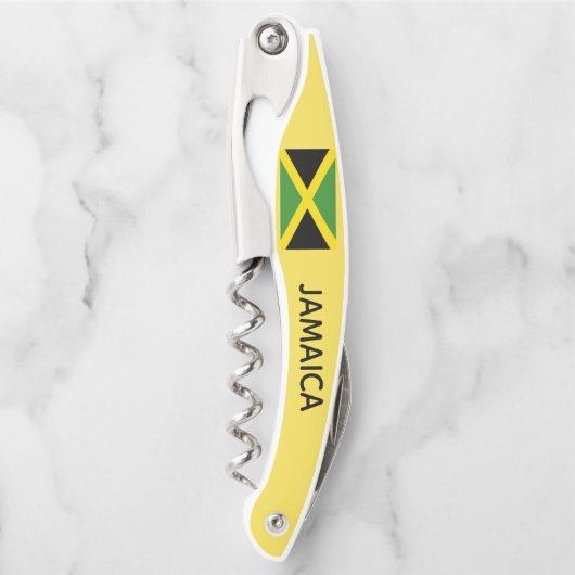 ジャマイカのジャマイカの旗旅行カリブ島 ソムリエナイフ (正面)