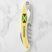 ジャマイカのジャマイカの旗旅行カリブ島 ソムリエナイフ (裏面)