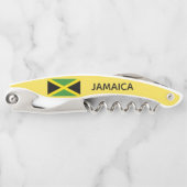 ジャマイカのジャマイカの旗旅行カリブ島 ソムリエナイフ (正面)