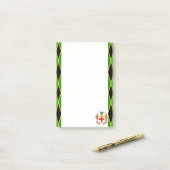 ジャマイカのストライプな旗 ポストイット (デスク上)