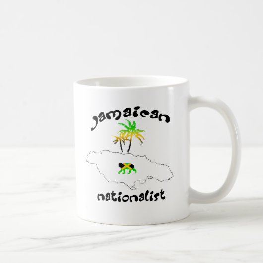 ジャマイカのナショナリストロゴ コーヒーマグカップ (右)