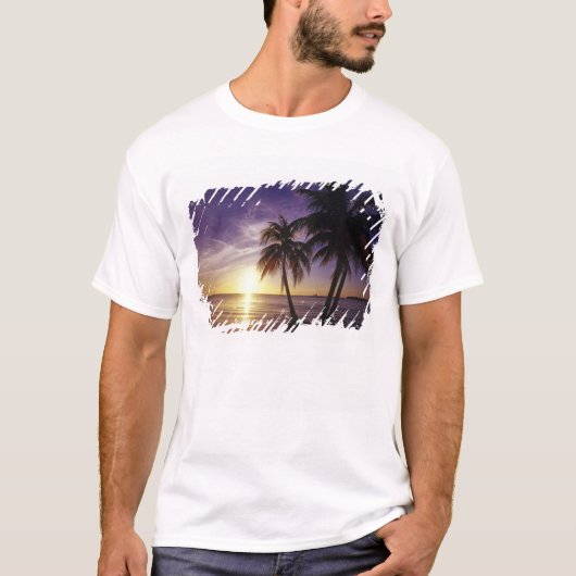 ジャマイカのネグリルビーチ3 Tシャツ (正面)
