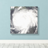 ジャマイカのハリケーン・グスタフ キャンバスプリント (インサイチュ (ウッドフロア))