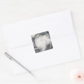 ジャマイカのハリケーン・グスタフ スクエアシール (封筒)