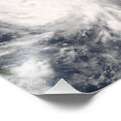 ジャマイカのハリケーン・グスタフ フォトプリント            (角)