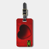 ジャマイカのハートの荷物のラベル ラゲッジタグ (正面縦)