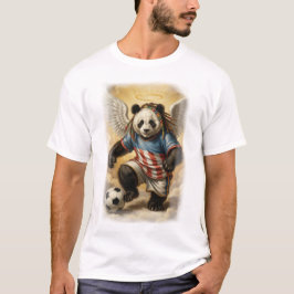ジャマイカのパンダのサッカー選手 Tシャツ