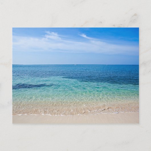 ジャマイカのビーチ ポストカード (正面)