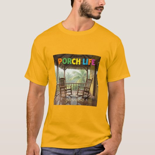 ジャマイカのポーチライフ Tシャツ (正面)