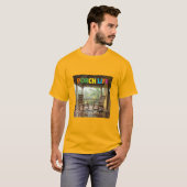 ジャマイカのポーチライフ Tシャツ (正面フル)