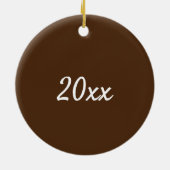 ジャマイカのラムケーキスライスカリブの食品 セラミックオーナメント (裏面)