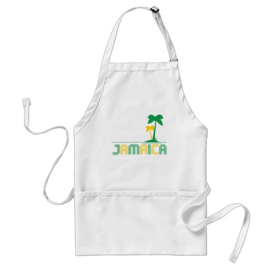 ジャマイカのレトロのエプロン スタンダードエプロン (正面)