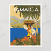 ジャマイカのヴィンテージ旅行スタイル ポストカード (正面)