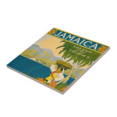 ジャマイカのヴィンテージ旅行ポスター タイル (側面)