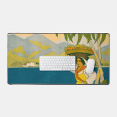 ジャマイカのヴィンテージ旅行ポスター デスクマット (キーボード&マウス)