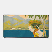 ジャマイカのヴィンテージ旅行ポスター デスクマット (正面)