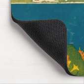 ジャマイカのヴィンテージ旅行ポスター マウスパッド (コーナー)