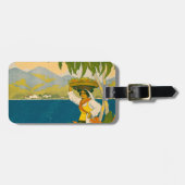 ジャマイカのヴィンテージ旅行ポスター ラゲッジタグ (正面横)