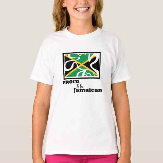 ジャマイカの人の長袖があること誇りを持ったなJammin Tシャツ (正面)