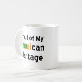 ジャマイカの伝統コーヒーマグ コーヒーマグカップ (正面左)