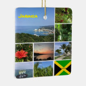 ジャマイカの写真コラージュ セラミックオーナメント (右)