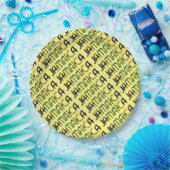 ジャマイカの国旗はタイポグラフィの休日を着色します ペーパープレート (パーティー)