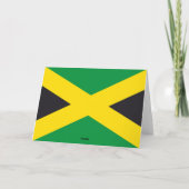 ジャマイカの国旗 サンキューカード (裏面)