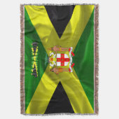 ジャマイカの国旗 スローブランケット (正面縦)