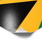 ジャマイカの国旗 フォトプリント            (角)