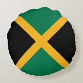 ジャマイカの国旗 ラウンドクッション (裏面)