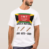 ジャマイカの国民的英雄。ベーシックダークTシャツ Tシャツ (正面)