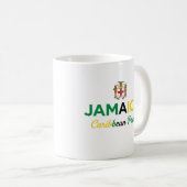 ジャマイカの国章 | 日常の誇り コーヒーマグカップ (正面右)