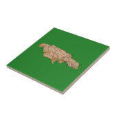 ジャマイカの地図のタイル タイル (側面)