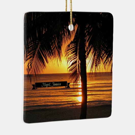 ジャマイカの夕日 セラミックオーナメント (右)