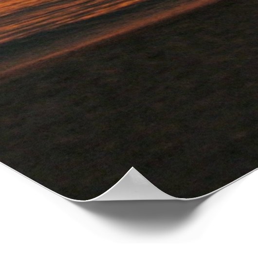 ジャマイカの夕日 ポスター (角)