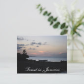 ジャマイカの夕日 ポストカード (スタンド正面)