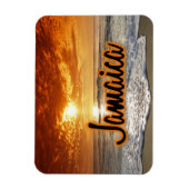 ジャマイカの夕日 マグネット (縦)