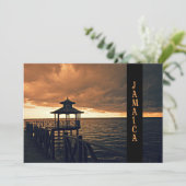 ジャマイカの夕焼け カード (スタンド正面)