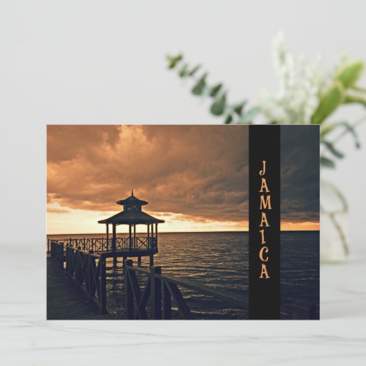 ジャマイカの夕焼け カード (スタンド正面)