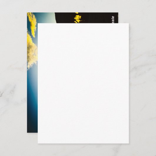 ジャマイカの夕焼け ポストカード (正面/裏面)