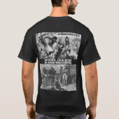 ジャマイカの女性　ベーシック　ダークTシャツ Tシャツ (裏面)