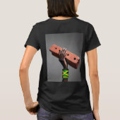 ジャマイカの女王。ベーシックダークTシャツ Tシャツ (裏面)
