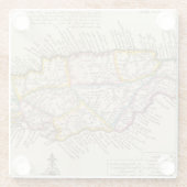 ジャマイカの島 ガラスコースター (裏面)