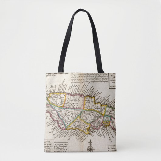 ジャマイカの島 トートバッグ (正面)