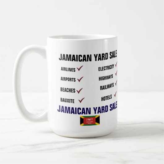 ジャマイカの庭先市マグ コーヒーマグカップ (左)