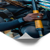 ジャマイカの手銛漁師 ポスター (角)