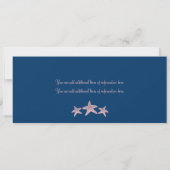 ジャマイカの搭乗券の結婚式 招待状 (裏面)