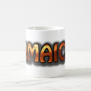 ジャマイカの文字のコーヒー・マグのモンテゴ・ベイの日没の写真 コーヒーマグカップ