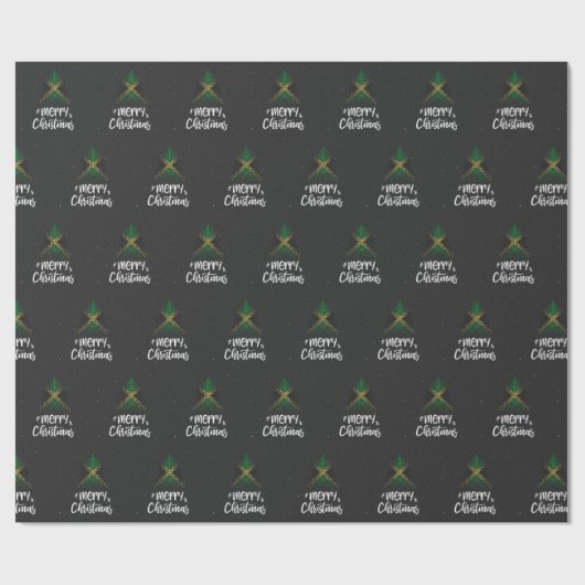 ジャマイカの旗とのメリークリスマス ラッピングペーパー (フラット)